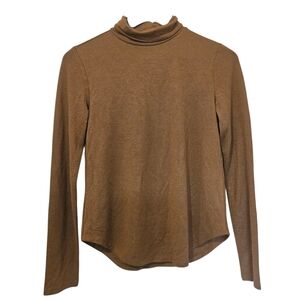 Banana Republic Brown Fitted Turtleneck Sweater